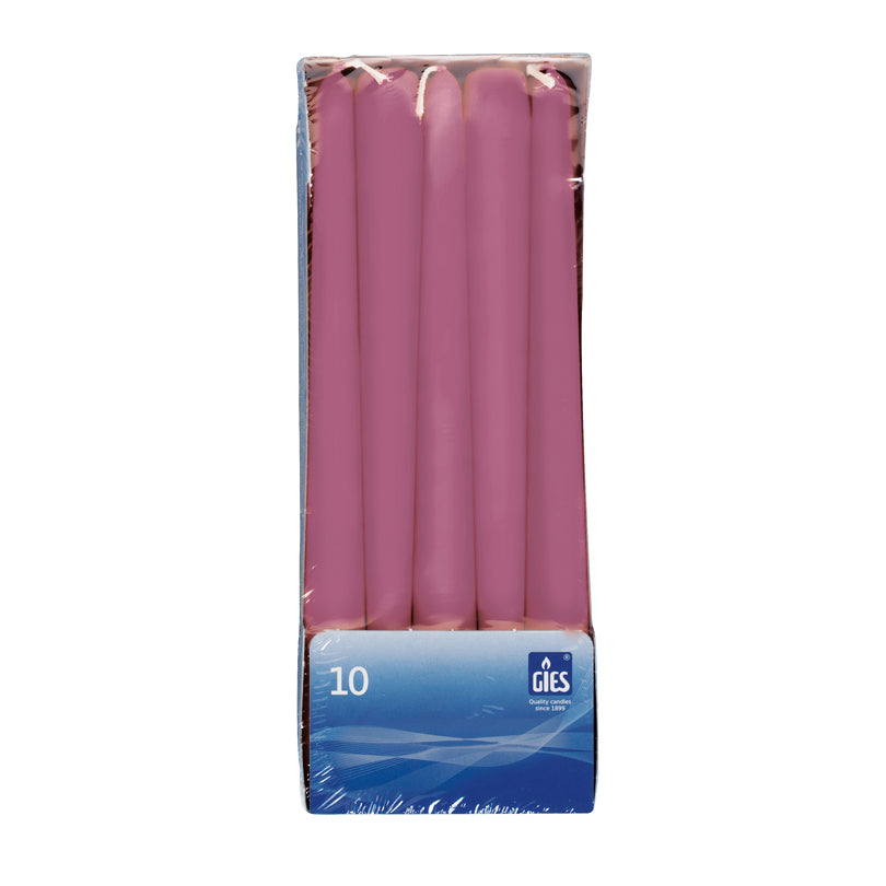 Candela conica in confezione da 10 pezzi cm Ø2,2x24,5