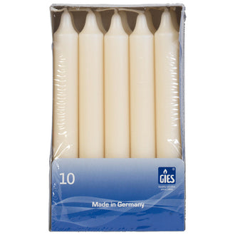 Candela da tavola confezione da 10 pezzi CM 2,15X18