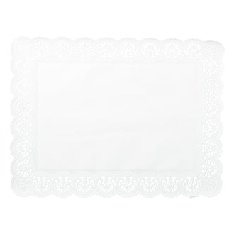 Sottotorte Fiore rettangolare confezione da 6 cm 40x30