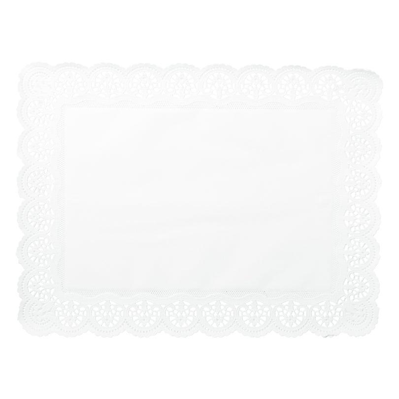 Sottotorte Fiore rettangolare confezione da 6 cm 40x30