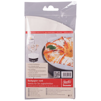 Carta forno per tortiere 10pezzi cm 37