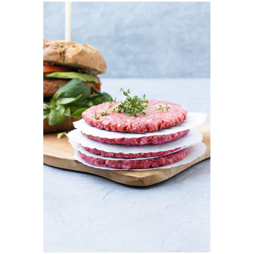 Foglio separa hamburger tondo con bordo ondulato, confezione 60 cm  Ø13