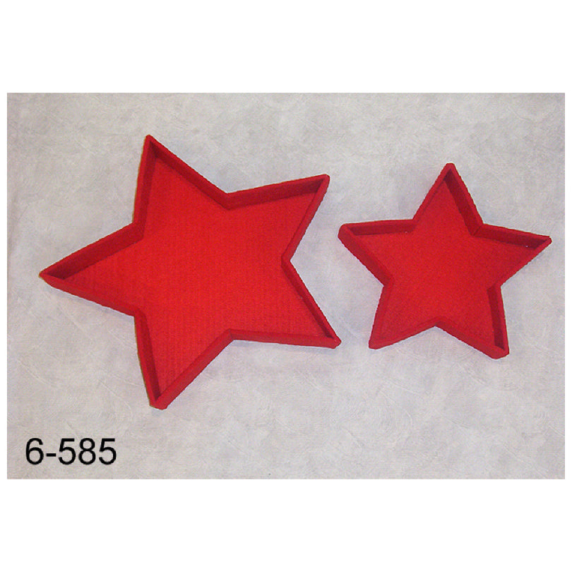 Contenitore a stella in confezione da 2 pezzi Cm 5x26 cm 6x40