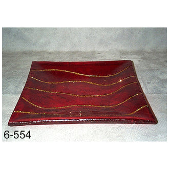 PIATTO BURG.FIBRA D.VETRO CM30X30