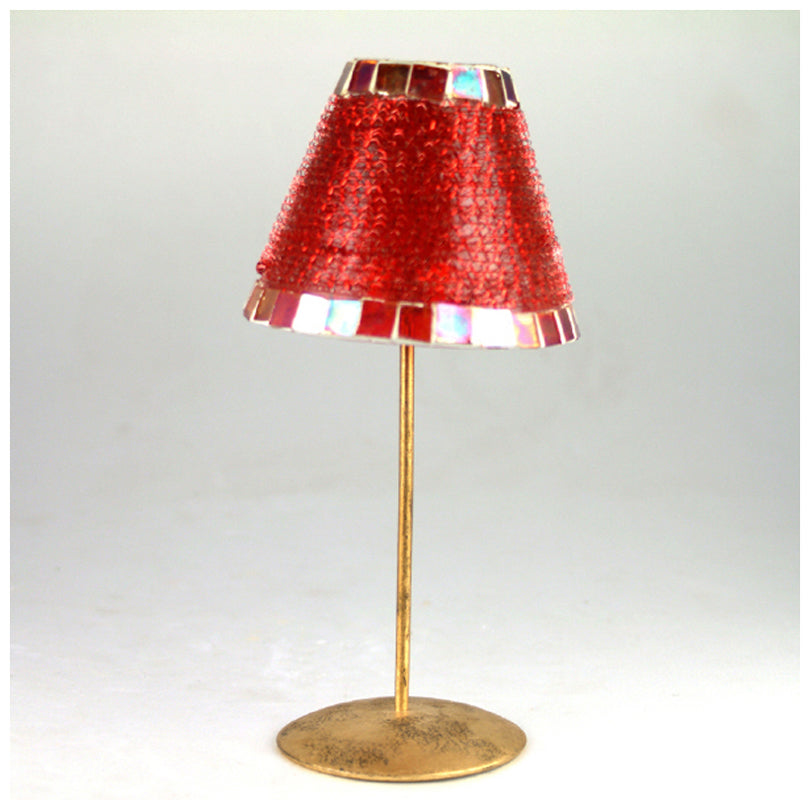 LAMPADINA MOSAICO ROSSO CM24