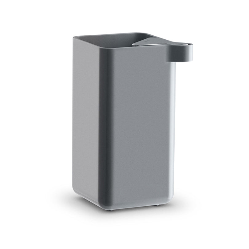 PORTAUTENSILI C.DISP.SAPONE GRIGIO CM 8,5X8,5X17/ML 150 CM 8,5X8,5X17/ML 150