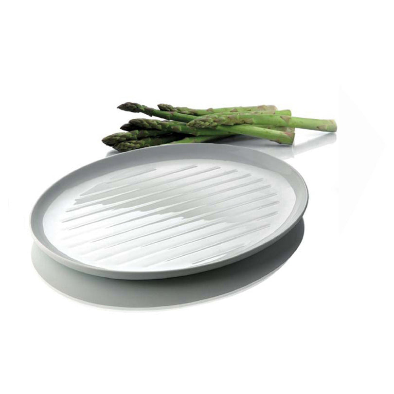 PIATTO BARBEQUE 2PZ.PORC.CM26,5X20