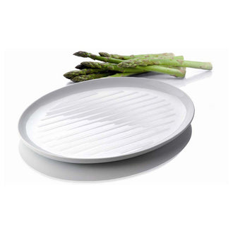 PIATTO BARBEQUE 2PEZZI PORCELLANA CM31X23