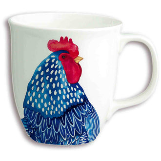 Mug Country Blue Plumage ml 375/cm Ø9x10