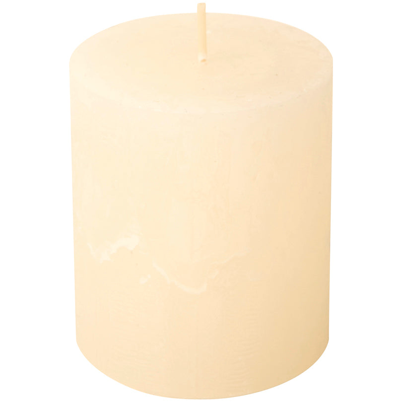 Candela cilindrica ivory cm Ø7x8