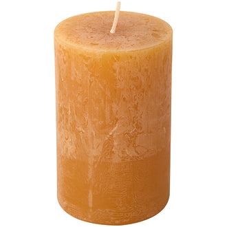 Candela cilindrica amber cm Ø7x11