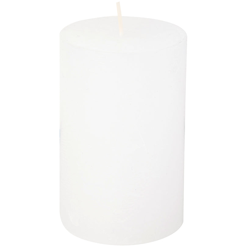 Candela cilindrica white cm Ø7x11