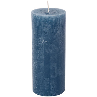 Candela cilindrica blue cm Ø7x17
