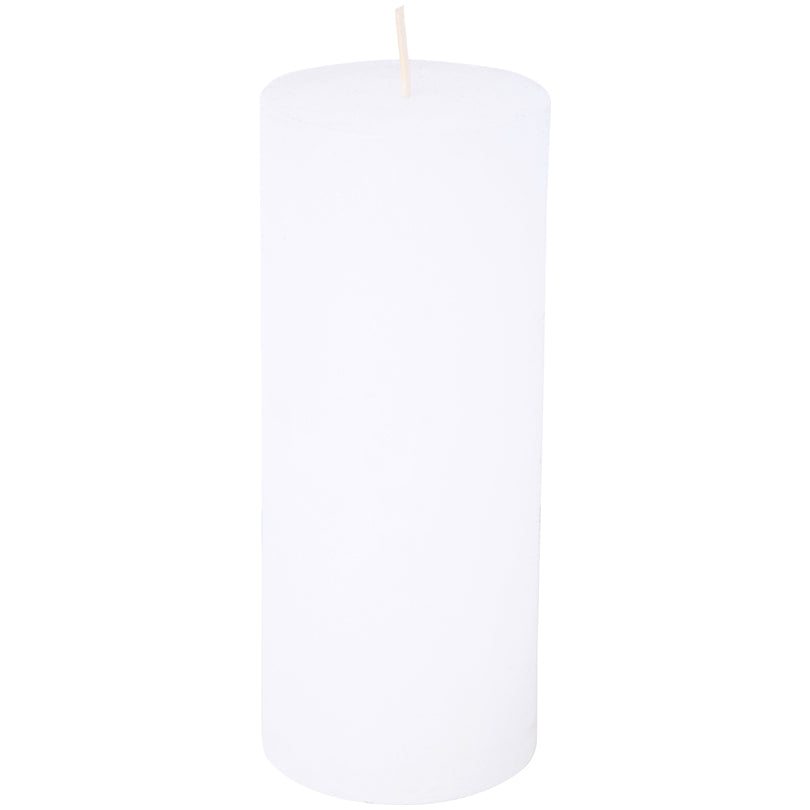 Candela cilindrica white cm Ø7x17