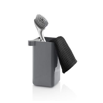 PORTAUTENSILI C.DISP.SAPONE GRIGIO CM 8,5X8,5X17/ML 150 CM 8,5X8,5X17/ML 150