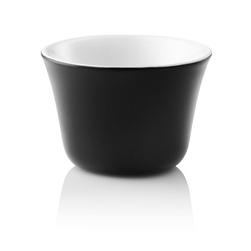 TAZZA TE'TERM.2PZ.NERO PORC.CL15